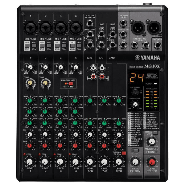 Yamaha MG10X / LD Vibz 8DC