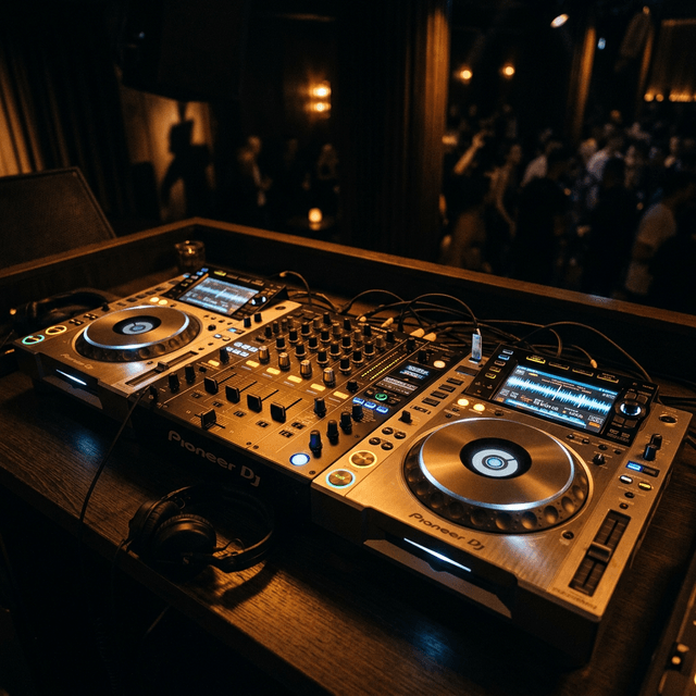 Professionelles DJ-Setup